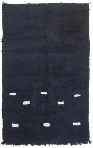 AFOLKI Прямоугольный шерстяной коврик с длинным ворсом Beni ourain Taa1244be