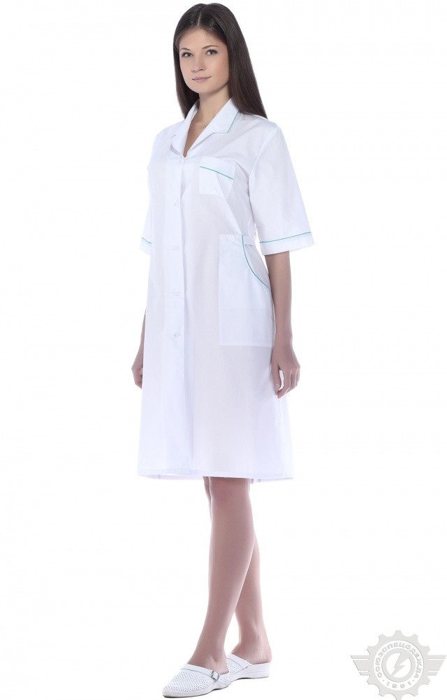 63621 Халат "Оксана"  Медицинская одежда  размер 54/170-176 Спецодежда  - Вид №8