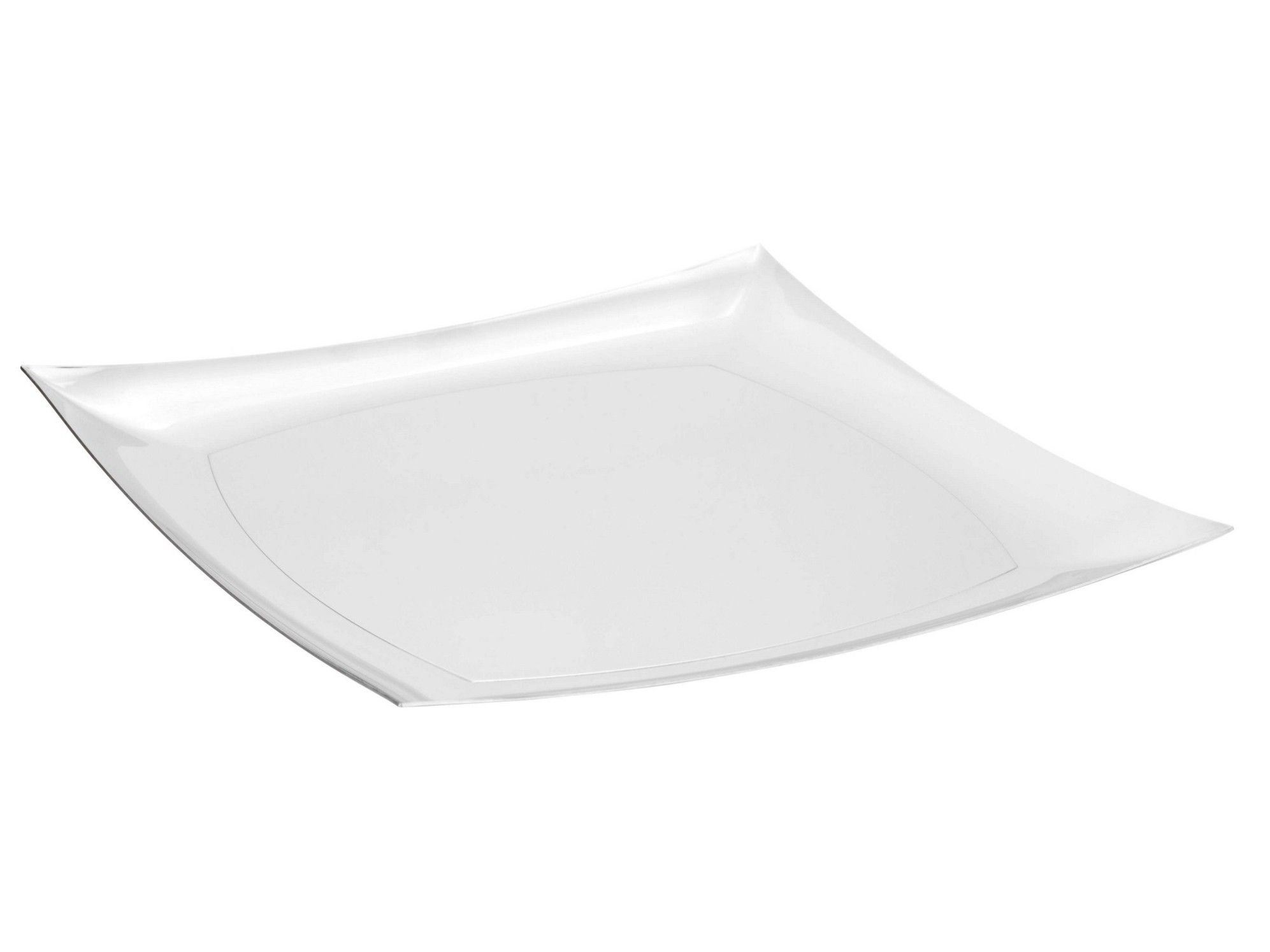 Квадратная тарелка из нержавеющей стали Sambonet линия Q ARCH-00065724 - Вид №2