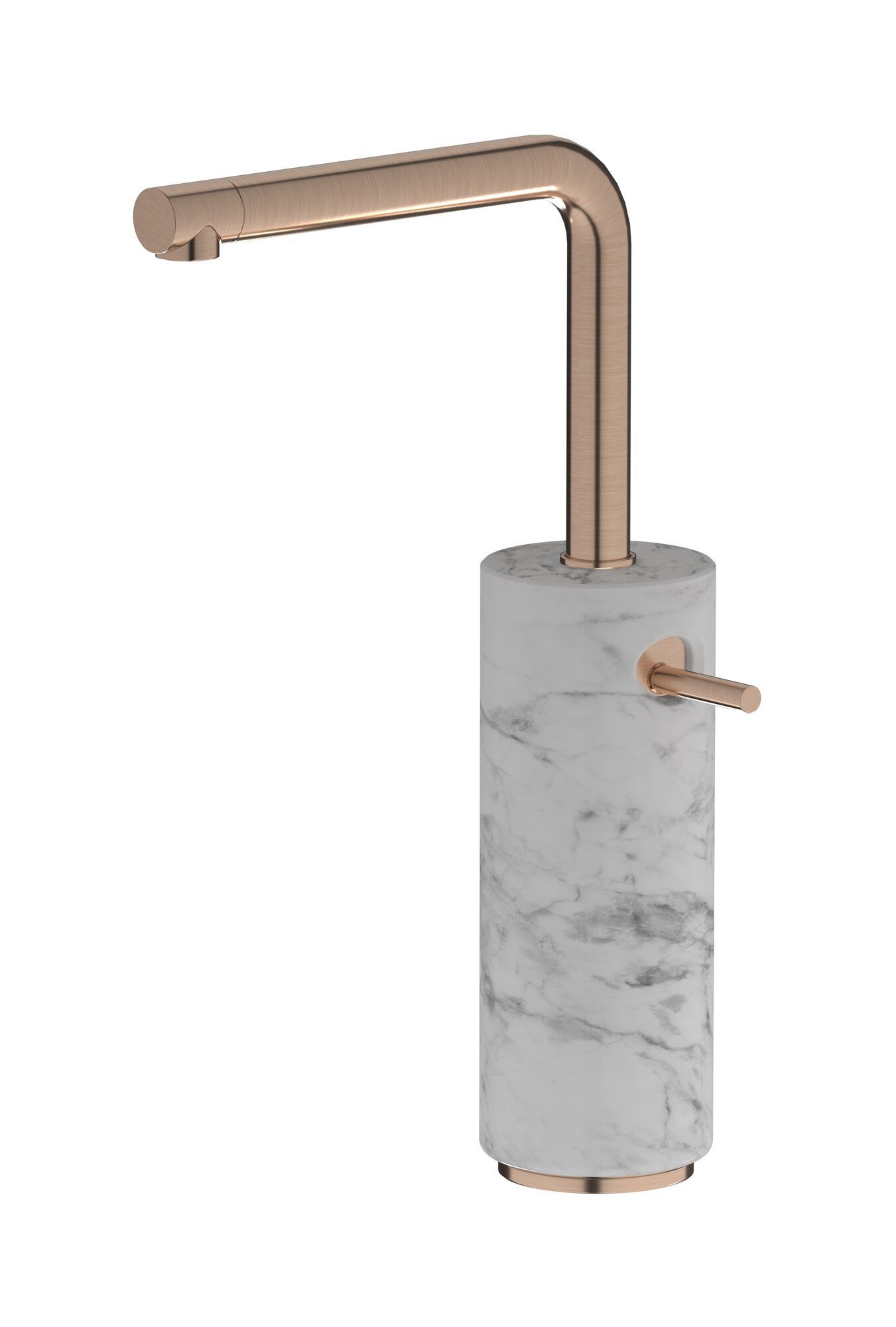 Смеситель для раковины с одной ручкой из мрамора IB мрамор + мрамор Elle ARCH-00038991 - Вид №20