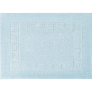 Коврик для ванной комнаты Foot 50x70 см цвет светло-голубой
