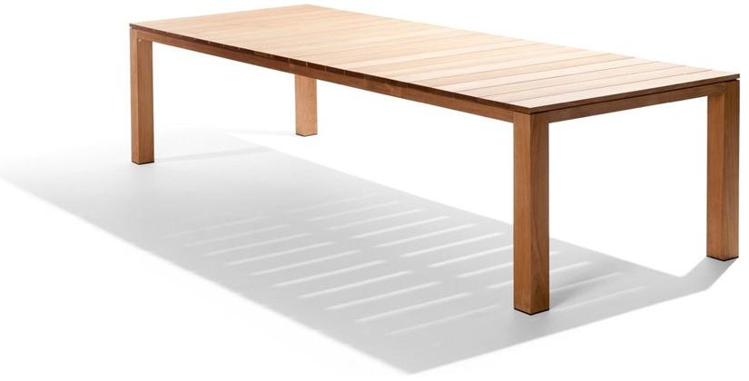 TRIBÙ Прямоугольный садовый стол из тика Kos 04052/04053/04054 - Вид №1