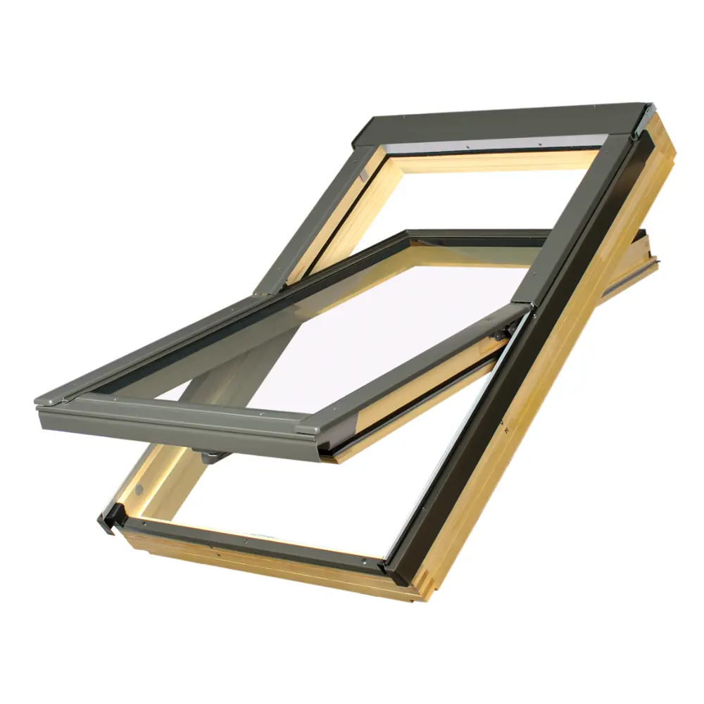 Мансардное окно Fakro FTP (CH) 94x140 см сосна STLM-2153760