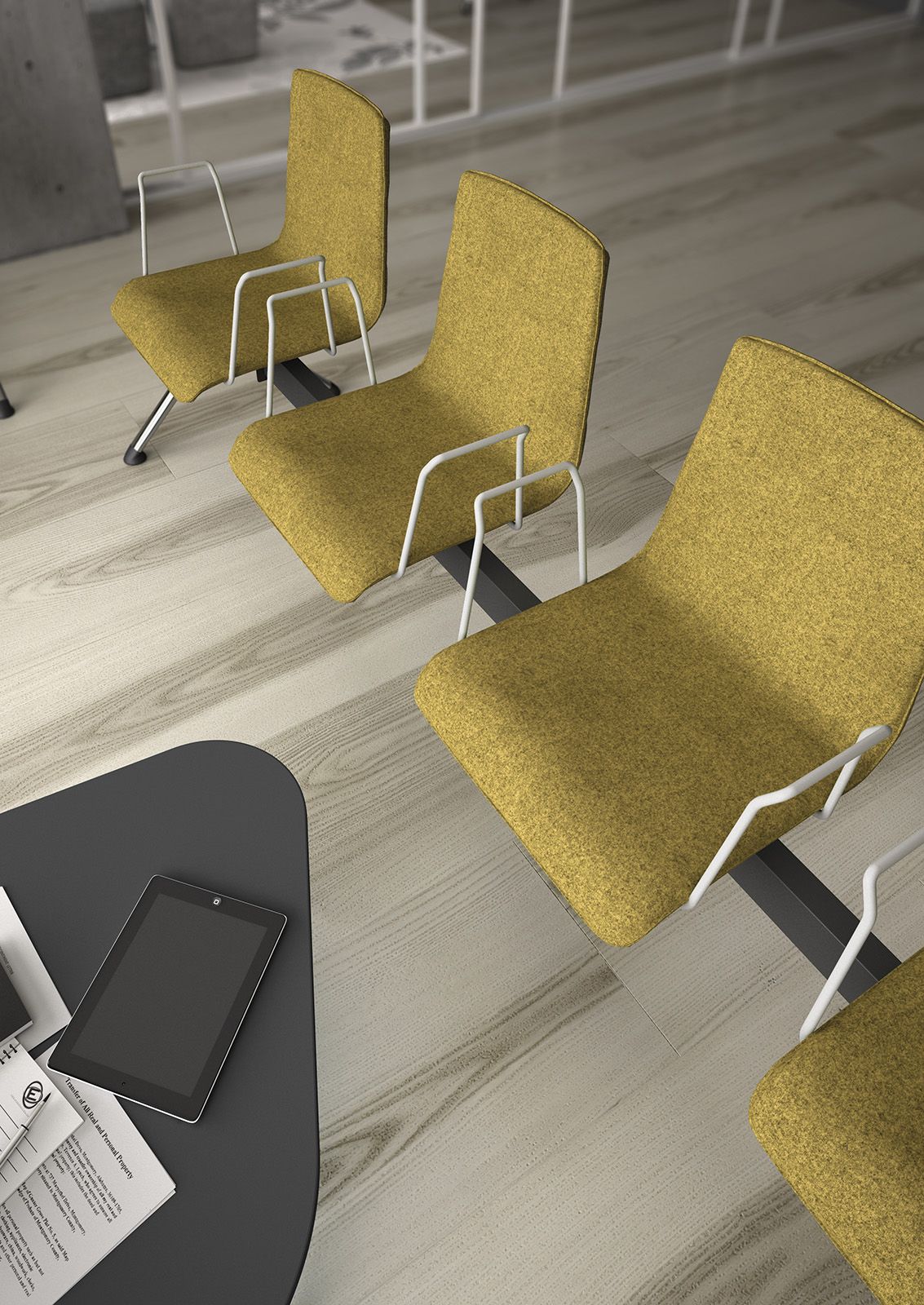 Сидение на стальном стержне с подлокотниками Leyform Zerosedici ARCH-00027545 - Вид №4