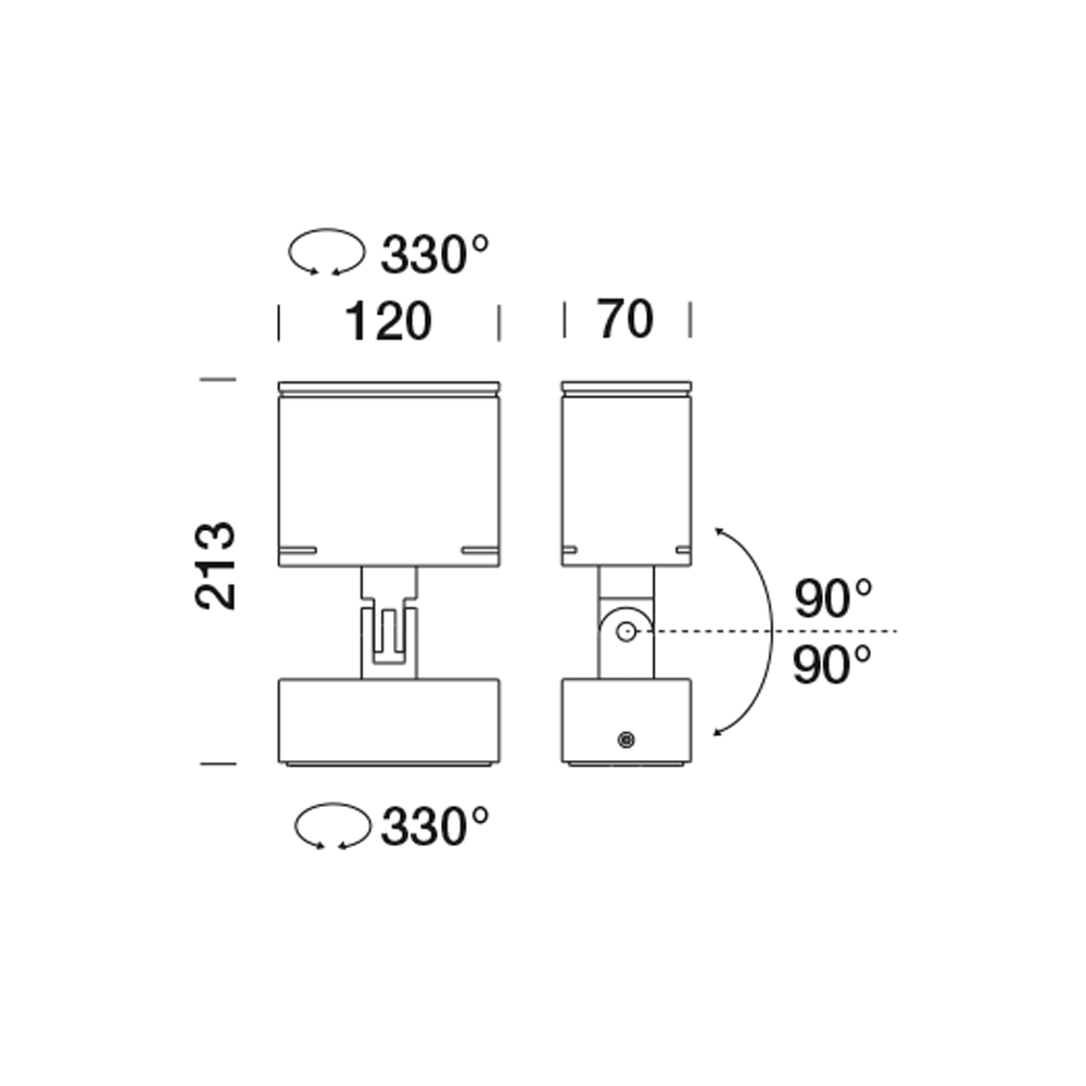 8820203 Проектор Platek TARGET MEDIUM Proiettore  TARGET MEDIUM Floodlight - 8 LED RGBW 24°  - Вид №6