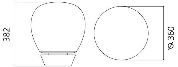 Artemide Настольная лампа из дутого стекла Empatia sun-id-1479804 - Вид №15
