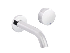 Настенный смеситель для раковины с 2 отверстиями