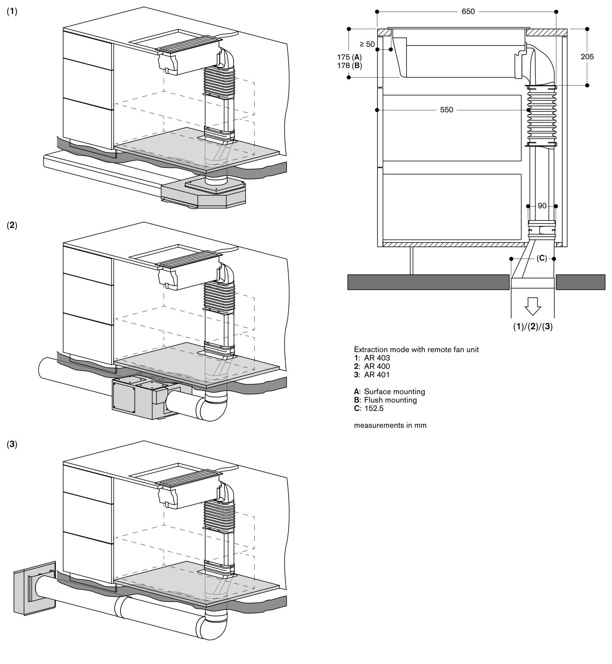 Вытяжка из нержавеющей стали класса A+ GAGGENAU Vario 400 ARCH-00035622 - Вид №8