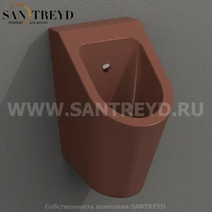 FO029MT Настенный писсуар, уринал с мушкой Ceramica Globo FORTY3