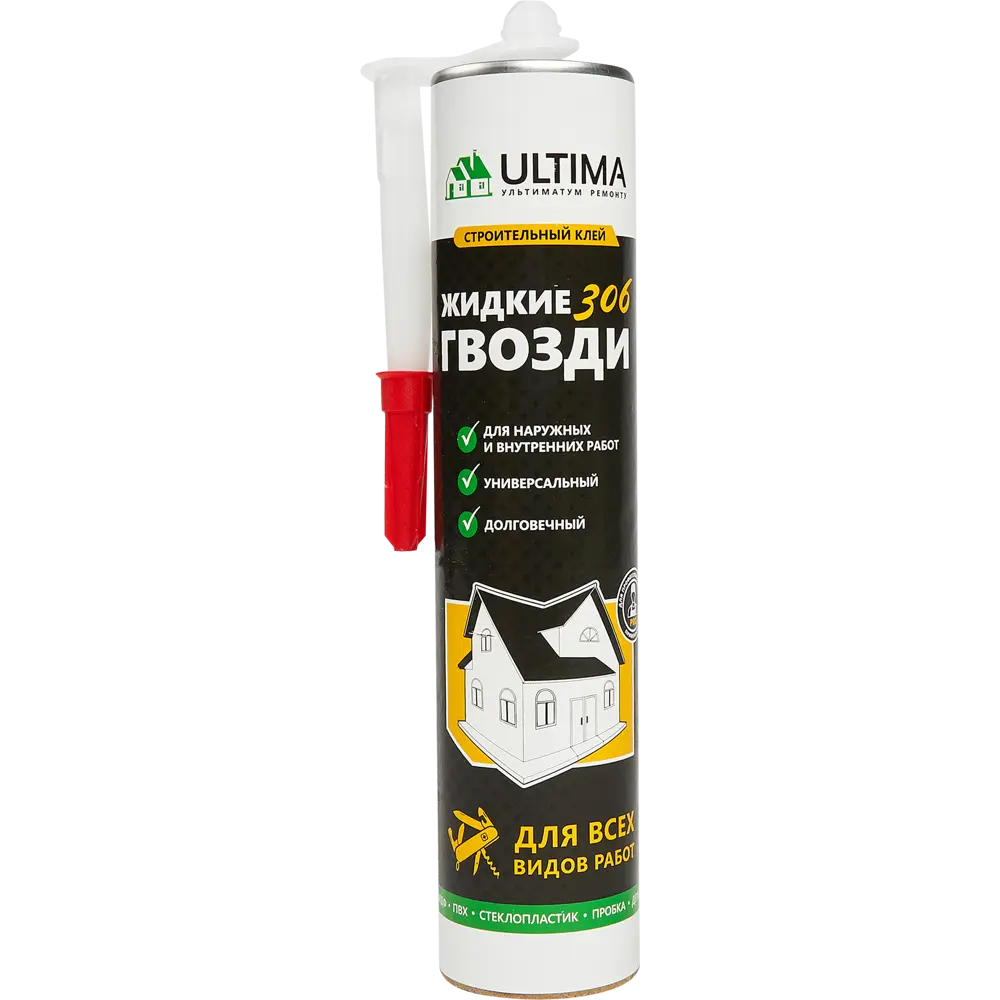 Клей монтажный Ultima, 360 г, цвет коричневый STLM-2110554