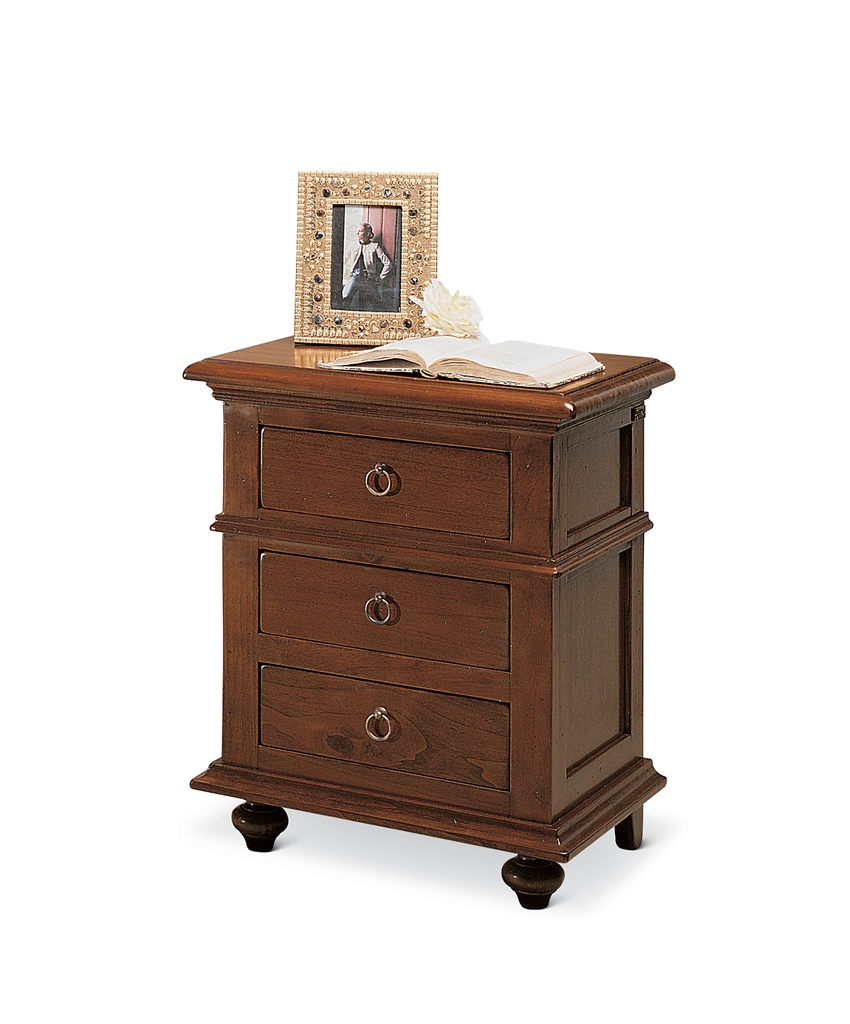 2821 Tifernoit Тумбочка с 3 ящиками, гладкая Zona Notte  - Вид №1