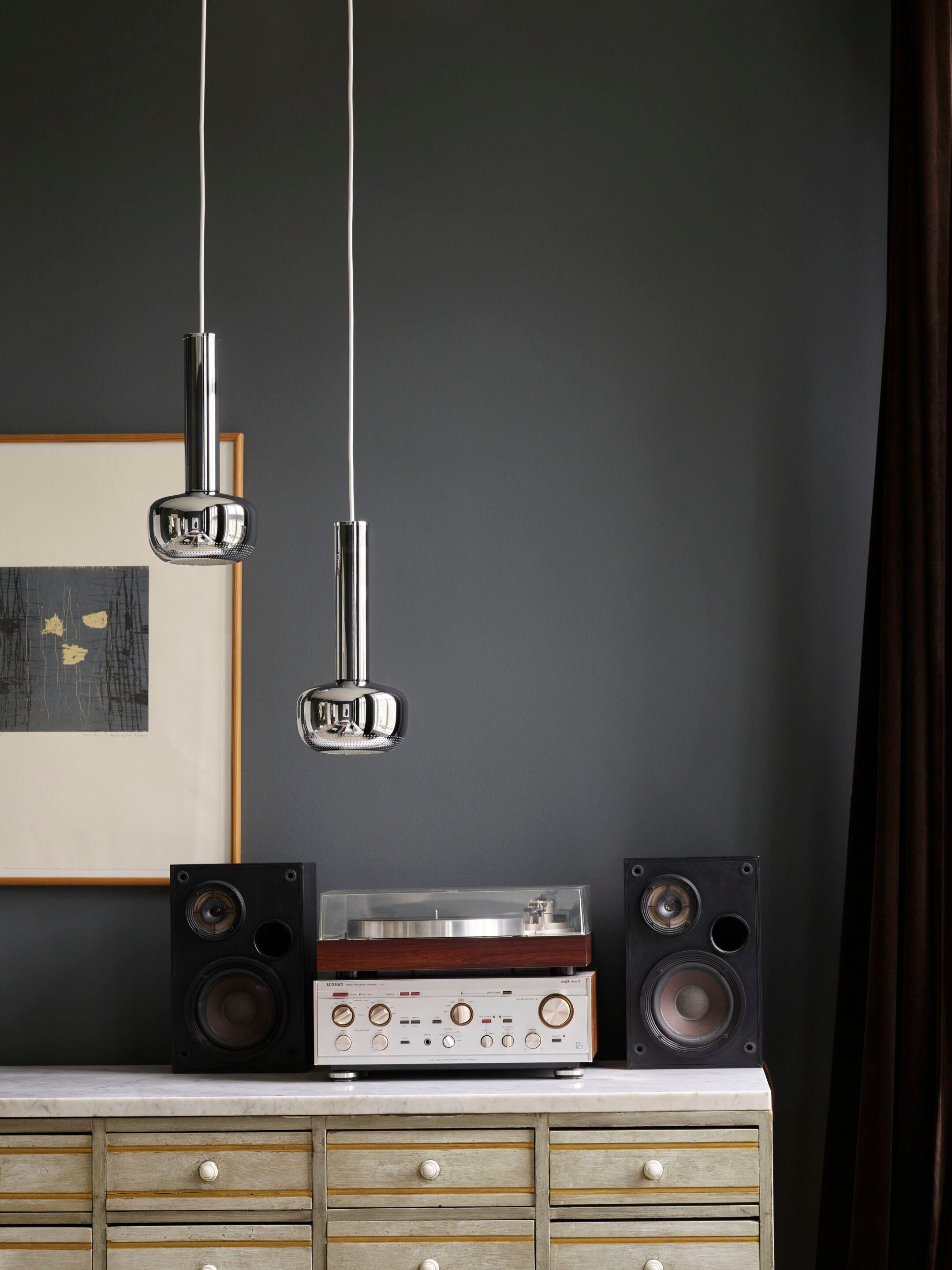 Подвесной светильник из латуни или хромированного алюминия Louis Poulsen VL 56 ARCH-00108229 - Вид №4