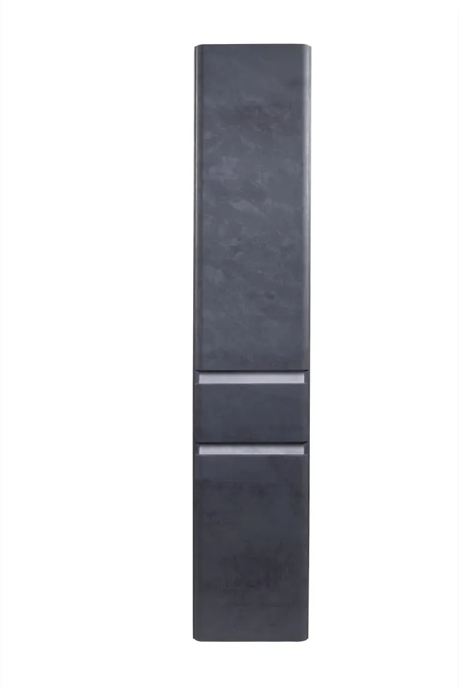91551843 Шкаф подвесной Style line Атлантика сс-00002284 35x175см цвет бетон темный STLM-0988859