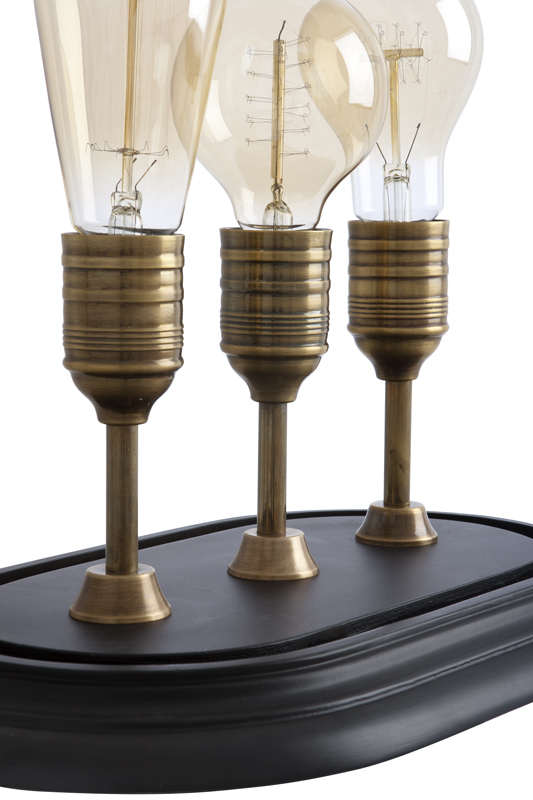 Настольная лампа Sargent от Eichholtz 108582 EICHHOLTZ ИНТЕРЬЕРНЫЕ 061688 Бронза;прозрачный  - Вид №3