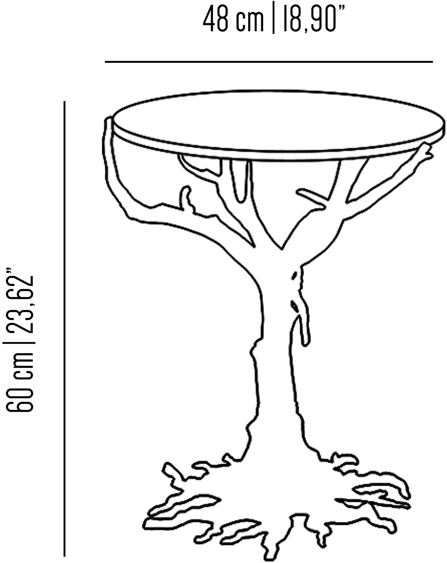 Il Bronzetto Журнальный столик из латуни со стеклянной столешницей Eclectic Oak01 - Вид №2