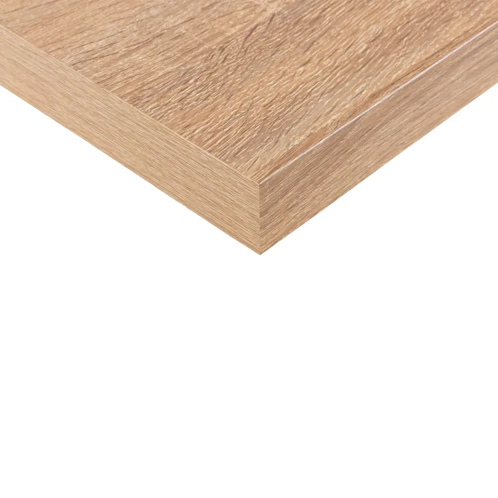 Настенная полка KONSENSA 80x23.5 см со скрытым креплением МДФ цвет дуб 89425871 STLM-2147198  - Вид №3