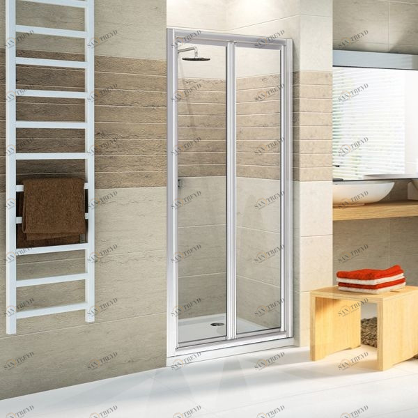 Novellini. Двери в нишу 102 см S с серебристым профилем STAR NSTARS961B