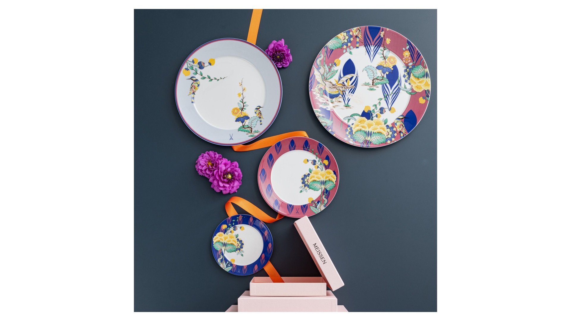 10669593 Meissen Блюдо Meissen "Коллаж. Мистический сад" 36см Фарфор  - Вид №3