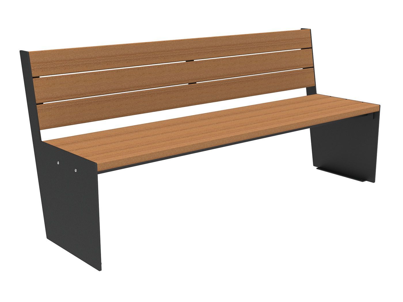 Скамья из окуме со спинкой Lazzari TAUT WOOD ARCH-00118857 - Вид №20