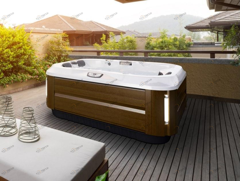 Jacuzzi® Наземный мини-бассейн с 3-х местным гидромассажем J-300™ sun-id-1357282