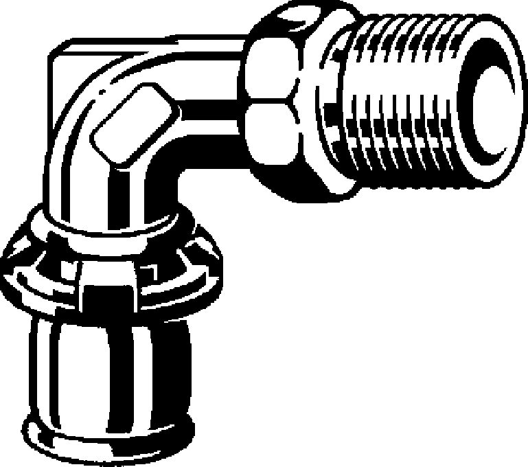 Viega Угольник переходной 90° 2714 (589424) 589 424 - Вид №1