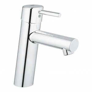Смеситель для раковины GROHE Concetto с нажимным сливным гарнитуром, M-Size (23932001)