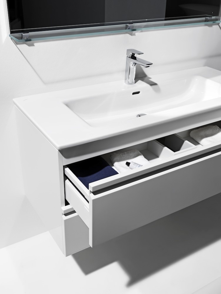 HS861967 Тумба с раковиной, 2 ящика и компактный сифон 861967 LAUFEN PRO - Вид №9