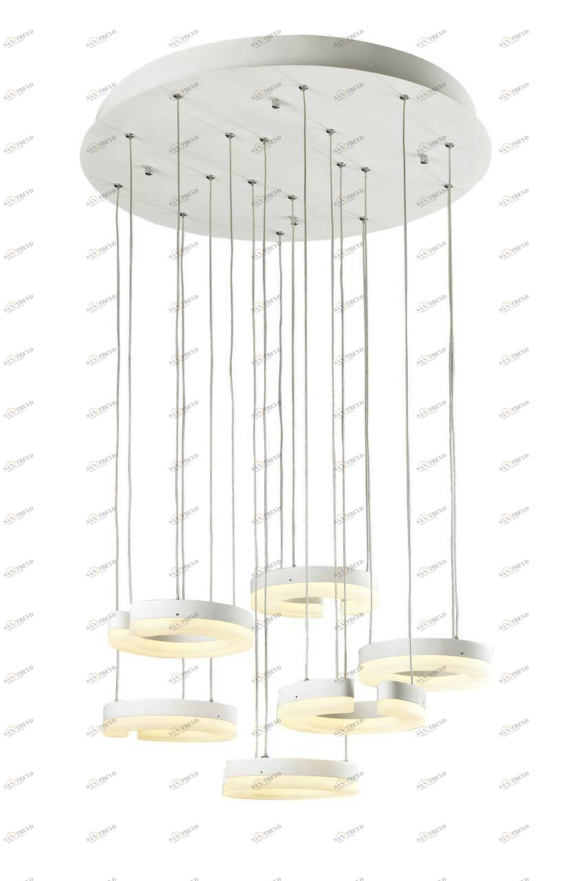 Подвесной светодиодный светильник ST Luce SL SL887.503.06 ST LUCE ДИЗАЙНЕРСКИЕ, SL887 070330 Золото;прозрачный 