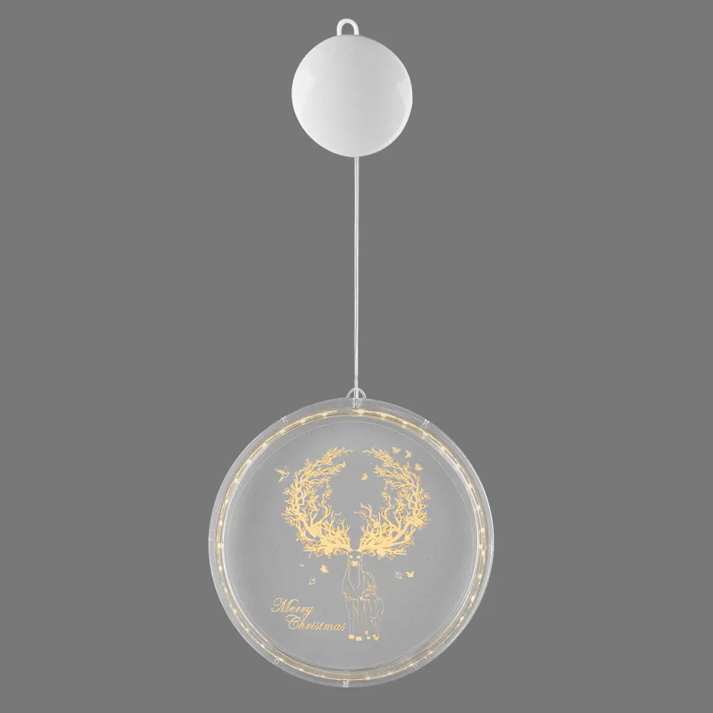 Светильник автономный "NY deer 3D round" на батарейках, ? 22 см 82906428 STLM-2025214 RITTER  - Вид №4