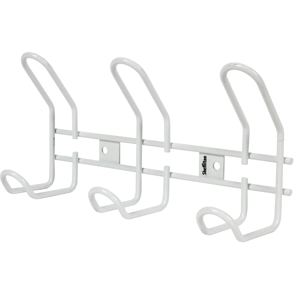 Вешалка настенная SHT-WH14-3 26.5х13 см, металл, цвет белый 82120926 STLM-2095050 Sheffilton 