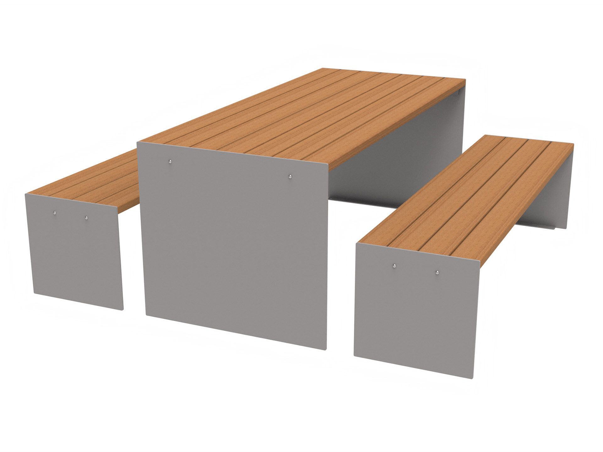 Стол для пикника со встроенными скамейками Lazzari Recto ARCH-00105488 - Вид №12