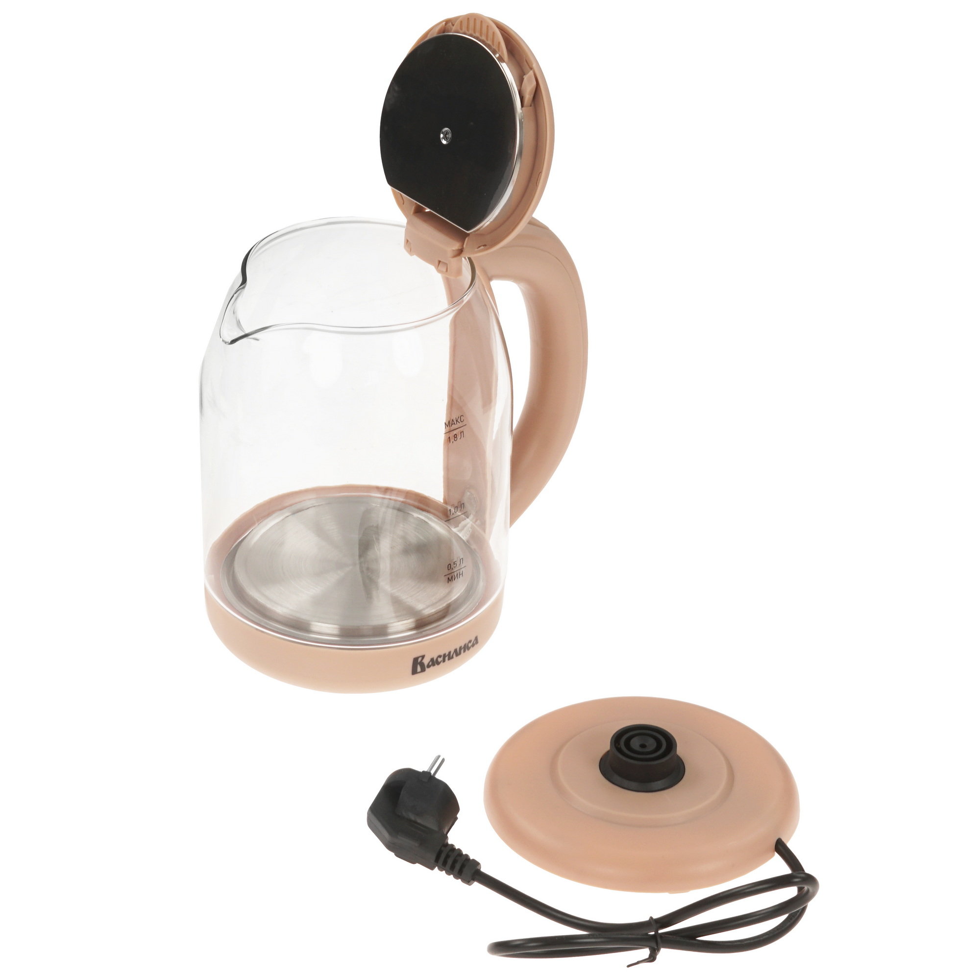 9235554 Электрочайник Василиса ВА-1035 бежевый STDN-0077110 - Вид №4