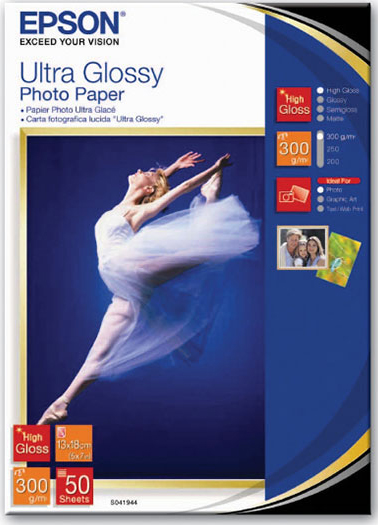 C13S041944 ultra glossy photo paper 13x18 50 sheets Epson Santreyd 