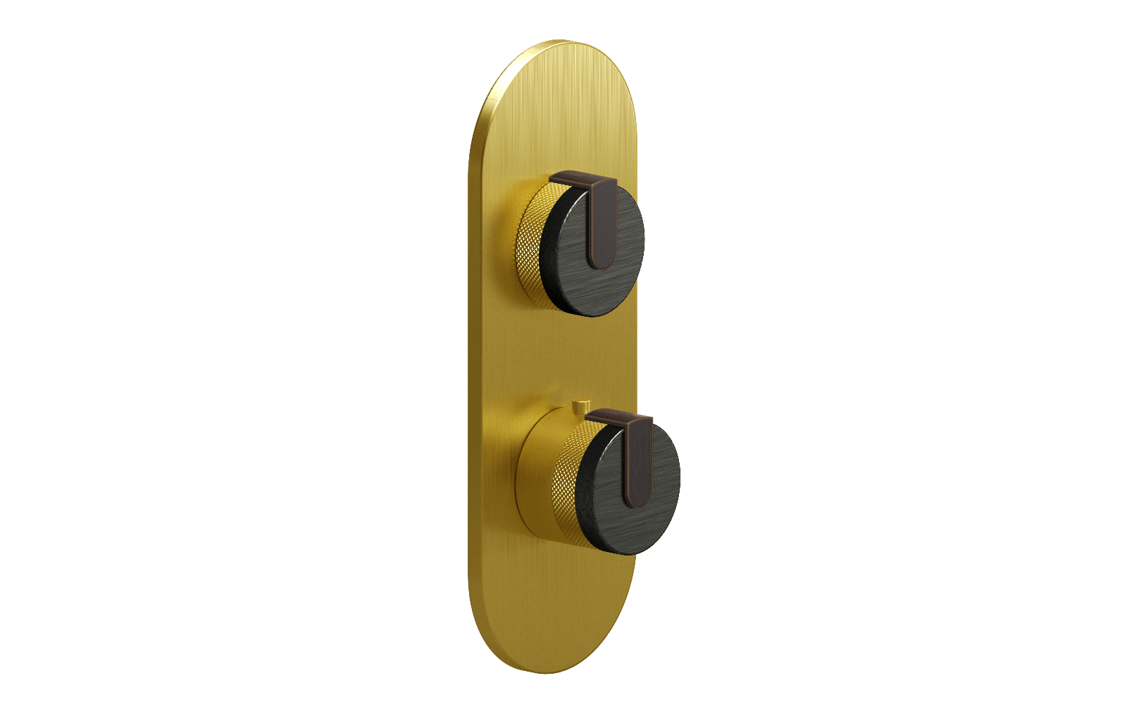 E-8026-R1BOXE0-L1OB-BB-T Планка M-Series с 2 ручками - Внешняя часть GRAFF MOD+