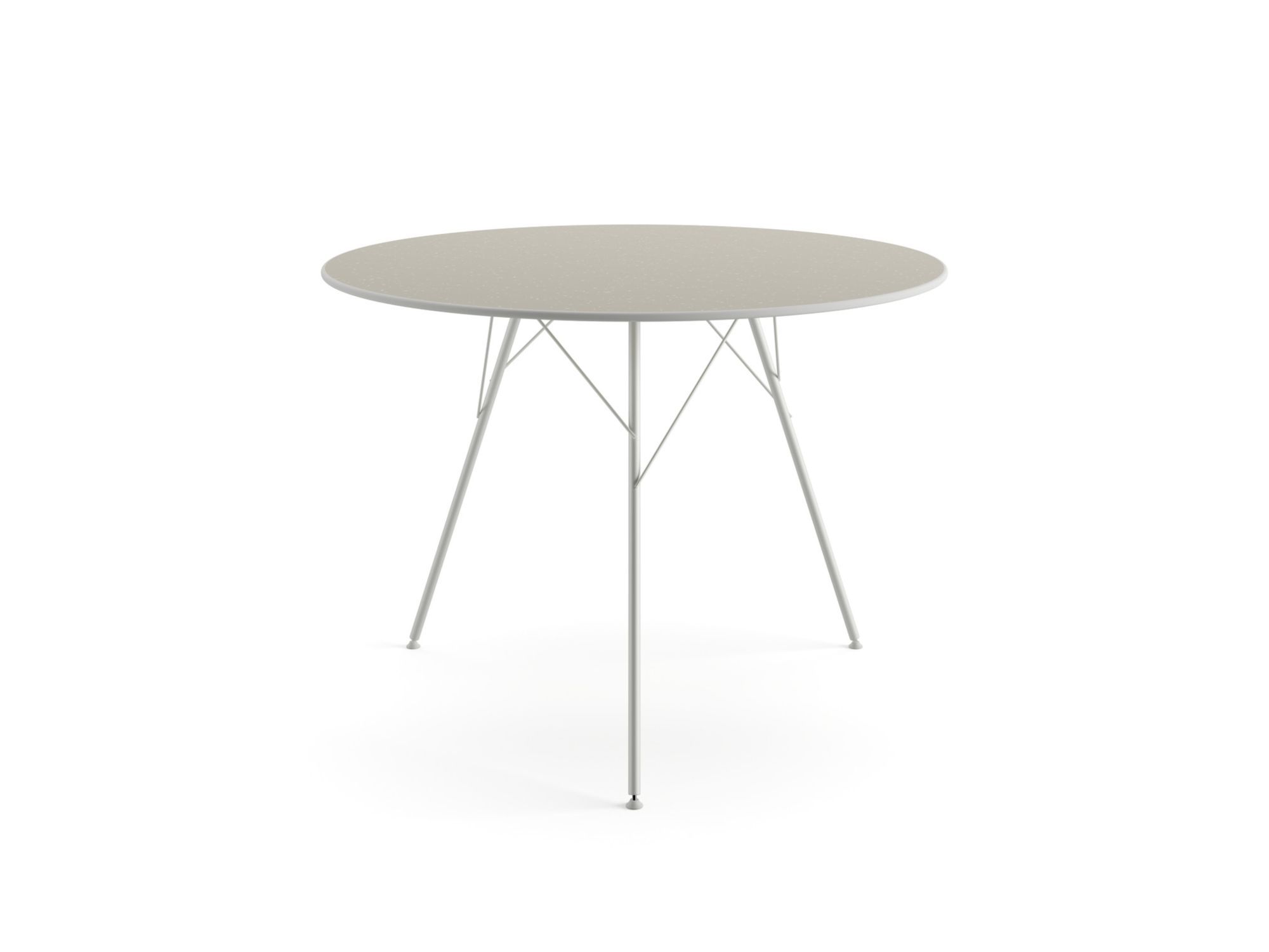 Стальной круглый садовый стол Arper ARCH-00043190 - Вид №4