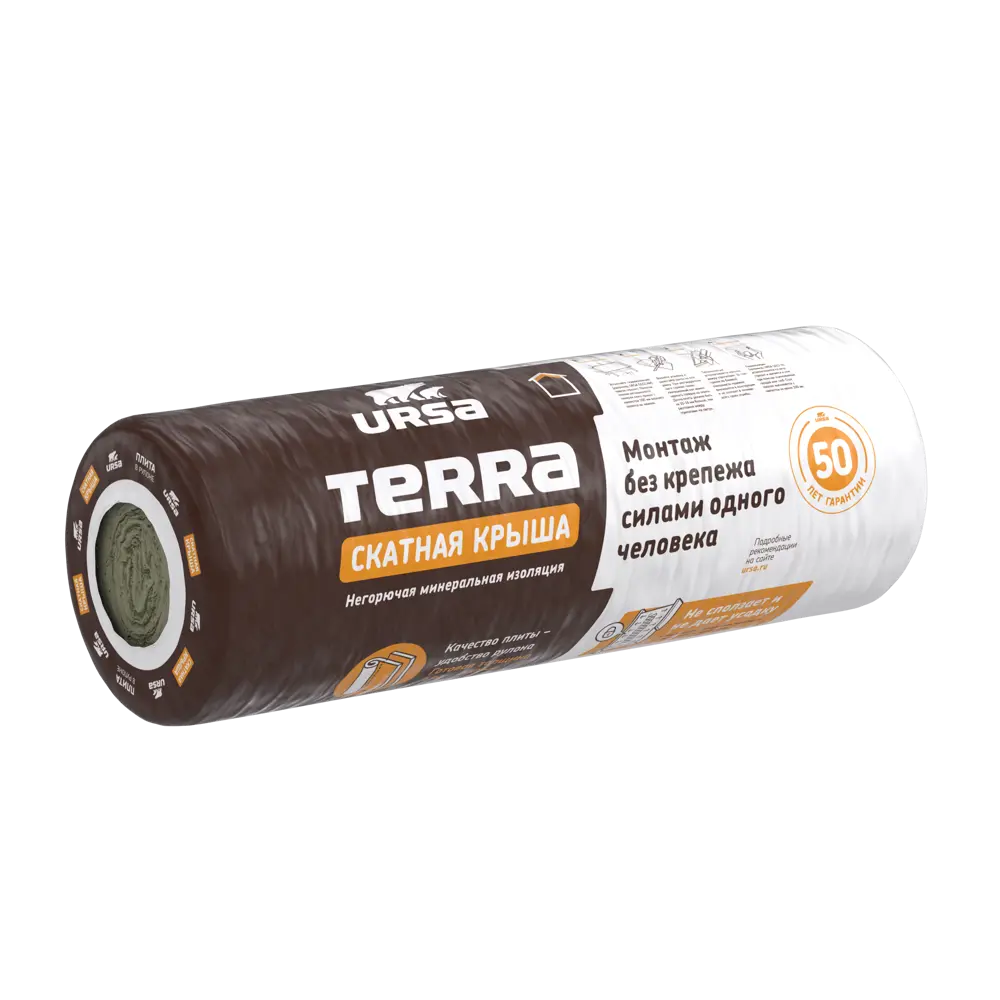 Утеплитель Ursa Скатная крыша 200 мм 3.6 м² STLM-2035599