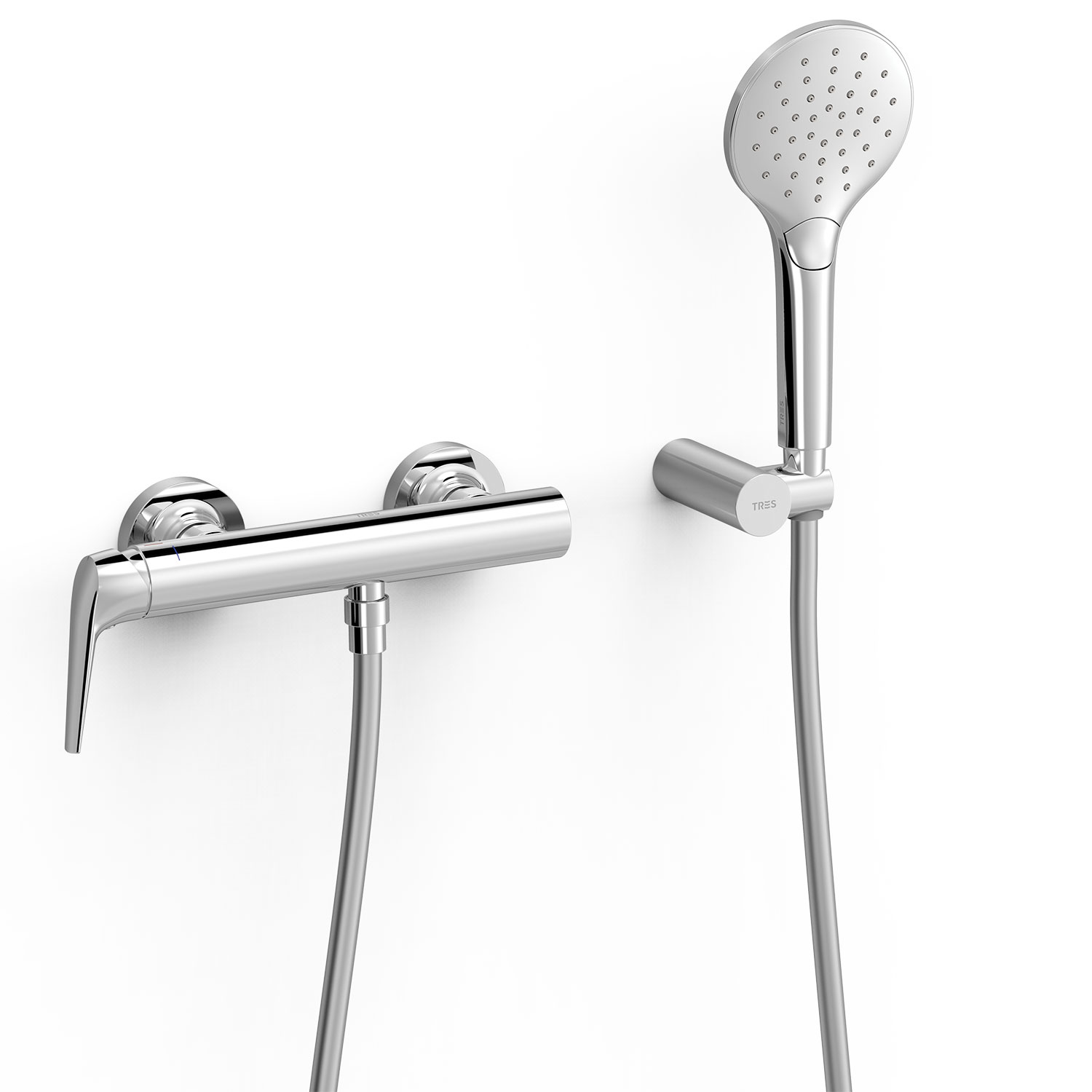 Настенный смеситель для душа FUJI с одной ручкой -28116701 TRES