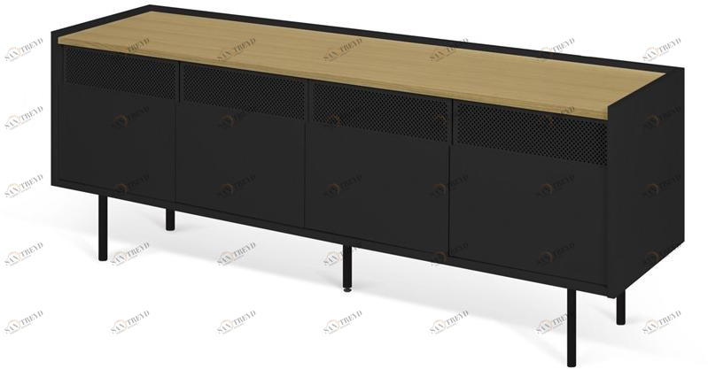 TemaHome Тумба под ТВ с распашными дверцами Radio sun-id-1428193