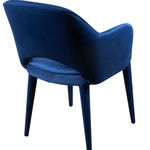 FUPP0003 Синее бархатное кресло Хайбери ijlbrown  - Вид №6