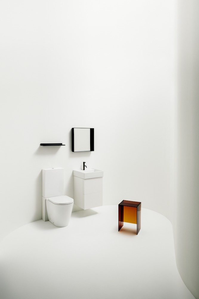 H8243370200001 Напольный унитаз, комбинированный, безободковый смыв Rimless LAUFEN PRO - Вид №3