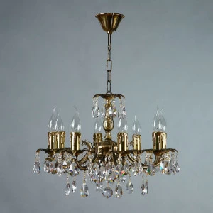 Подвесная люстра Ambiente Benisa 2226/8 PB Tear Drop бронза AMBIENTE ДИЗАЙНЕРСКИЕ, BENISA 188215 Бронза