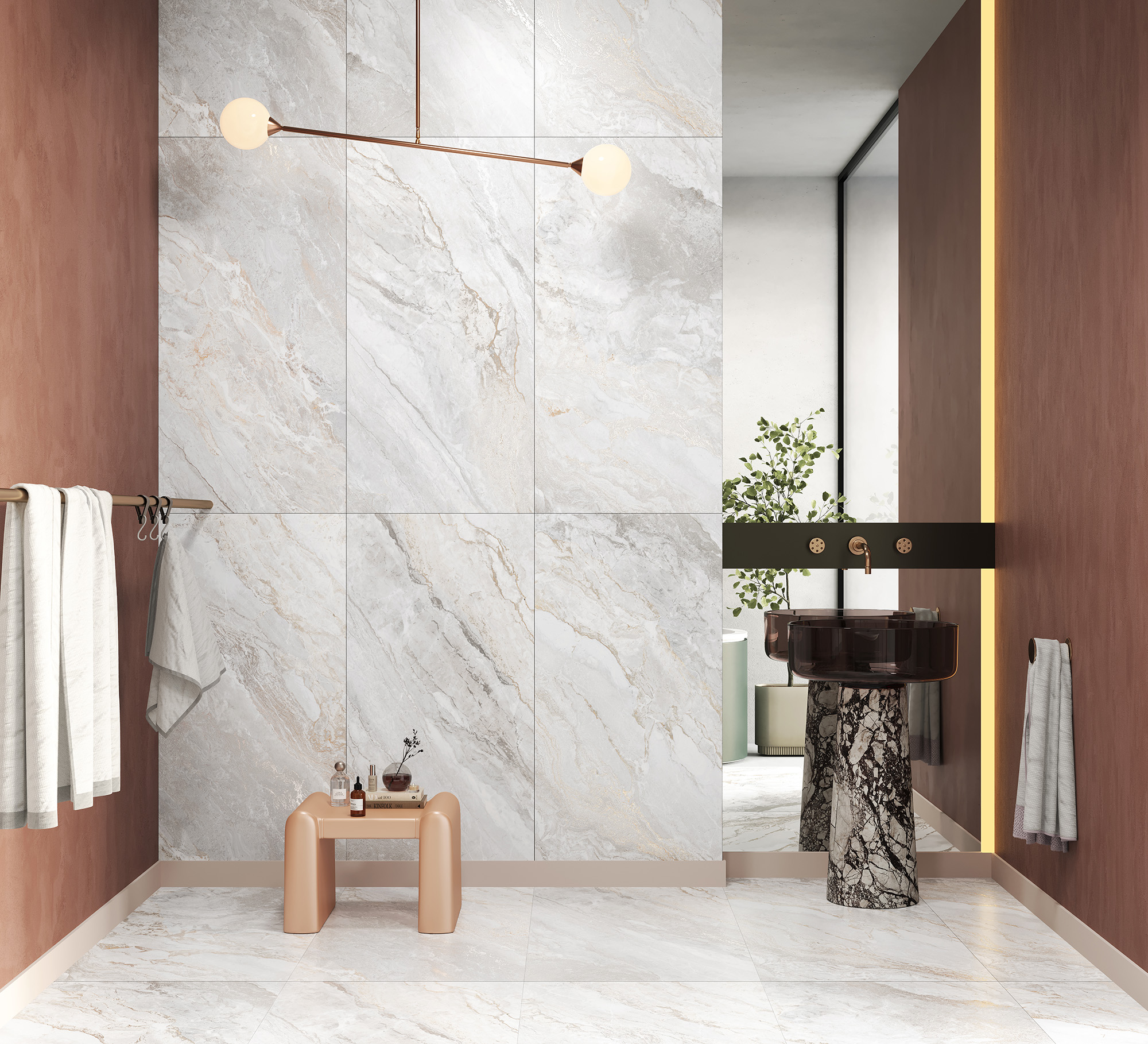 Керамогранит TRIVOLA BIANCO LAPPATO 60х120 Arcadia Ceramica CL4006-A