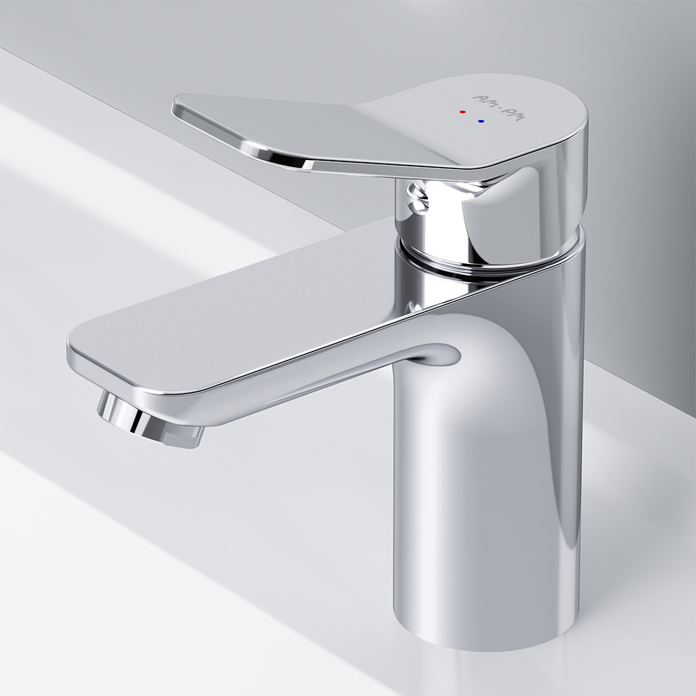 F85A02100 смеситель для умывальника излив 100 мм хром шт AM.PM X-Joy  - Вид №2