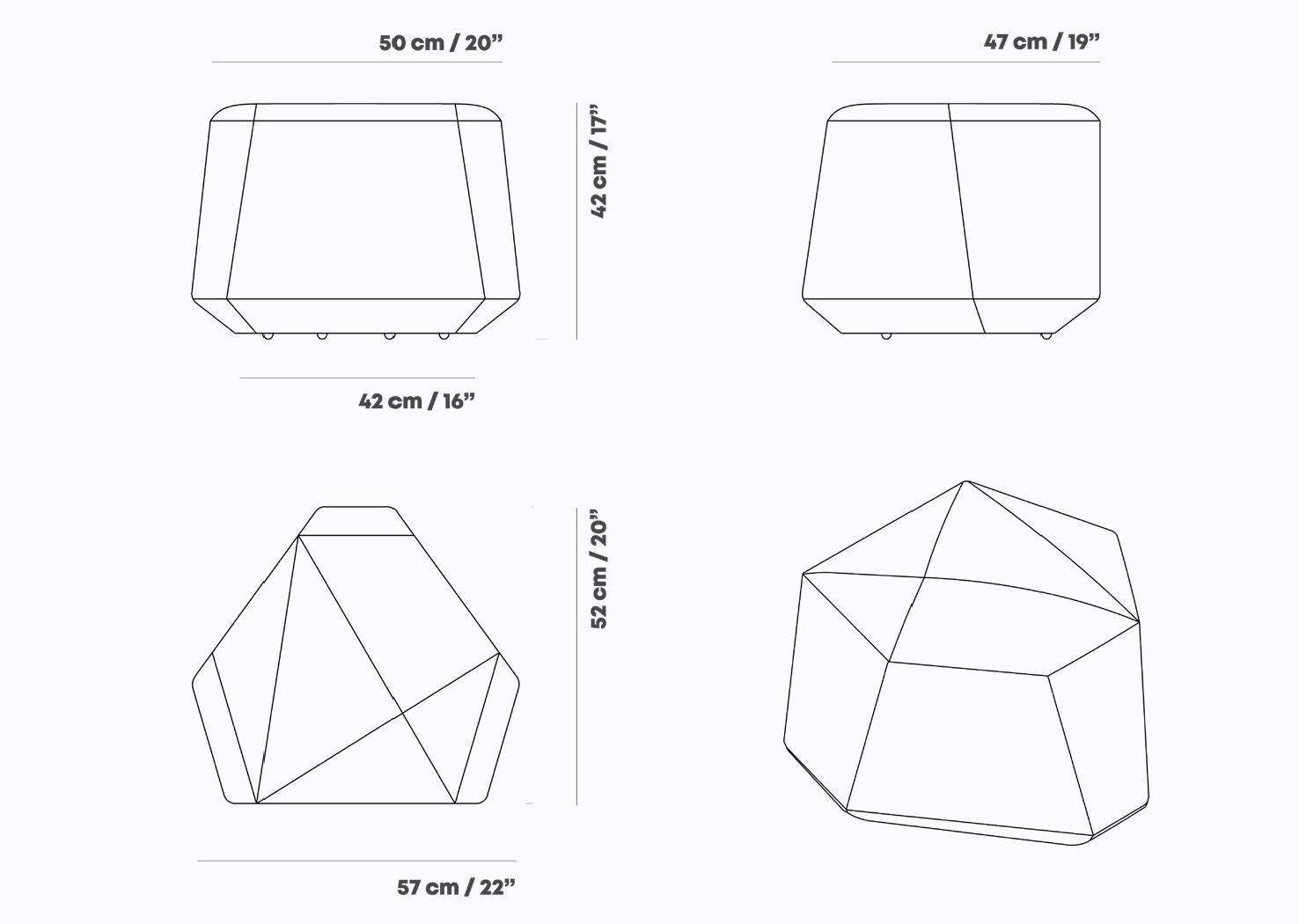 Ткань пуф FID Paris Crystal ARCH-00041007 - Вид №6