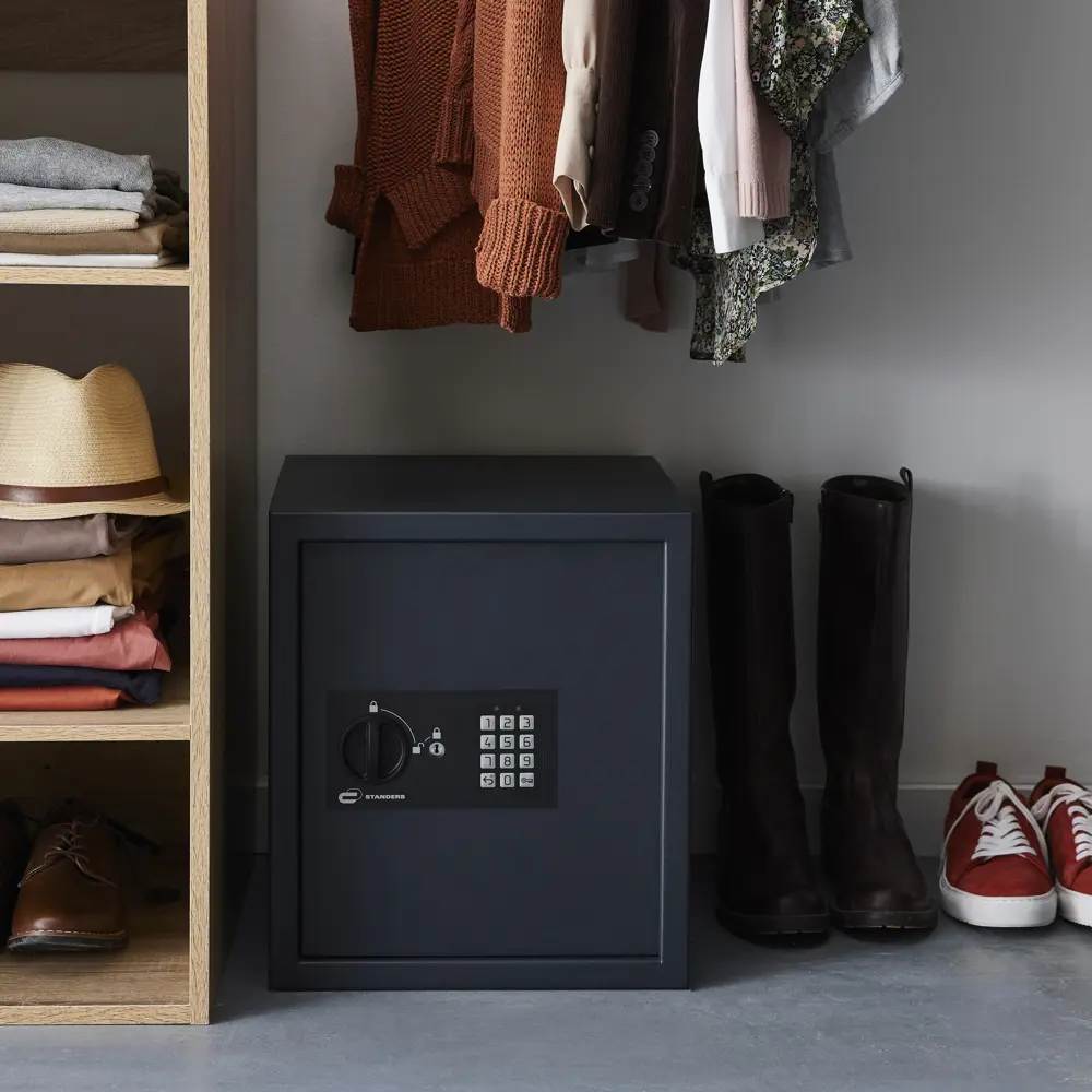 Сейф Standers 40 л с электронным замком 35x40x36 см сталь 85155402 STLM-2049608  - Вид №7