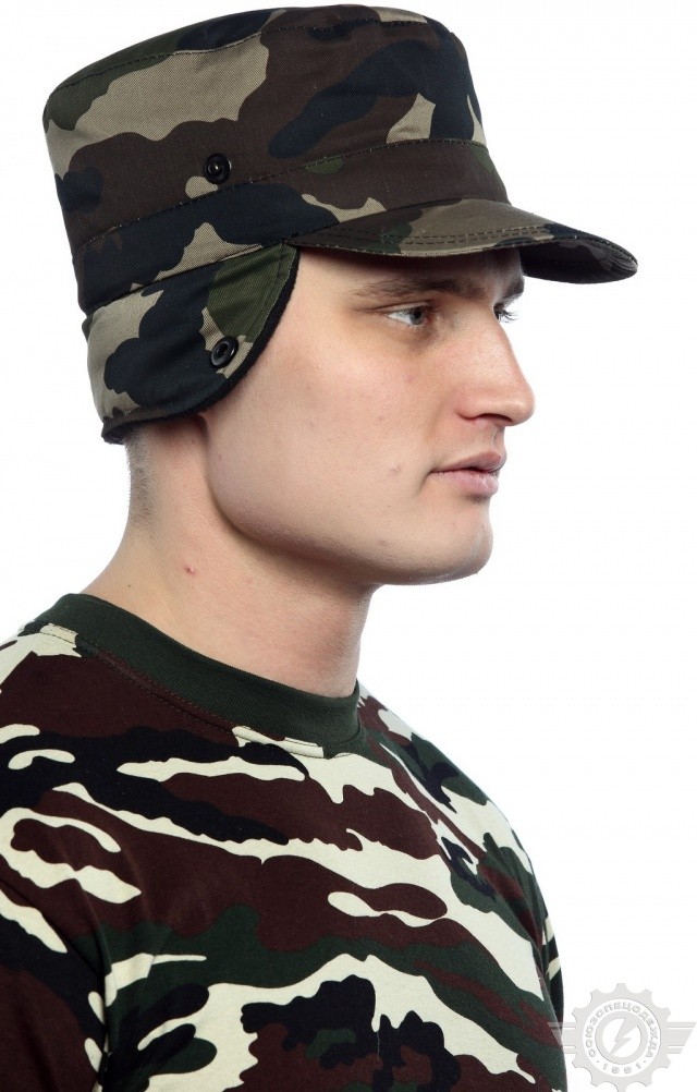64530 Кепи "Рейнджер" зимняя камуфляж НАТО  Камуфляжная форма  размер 56 Спецодежда  - Вид №4