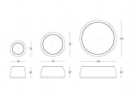 MEMEDESIGN Круглый пуф из ткани sun-id-1416158 - Вид №9