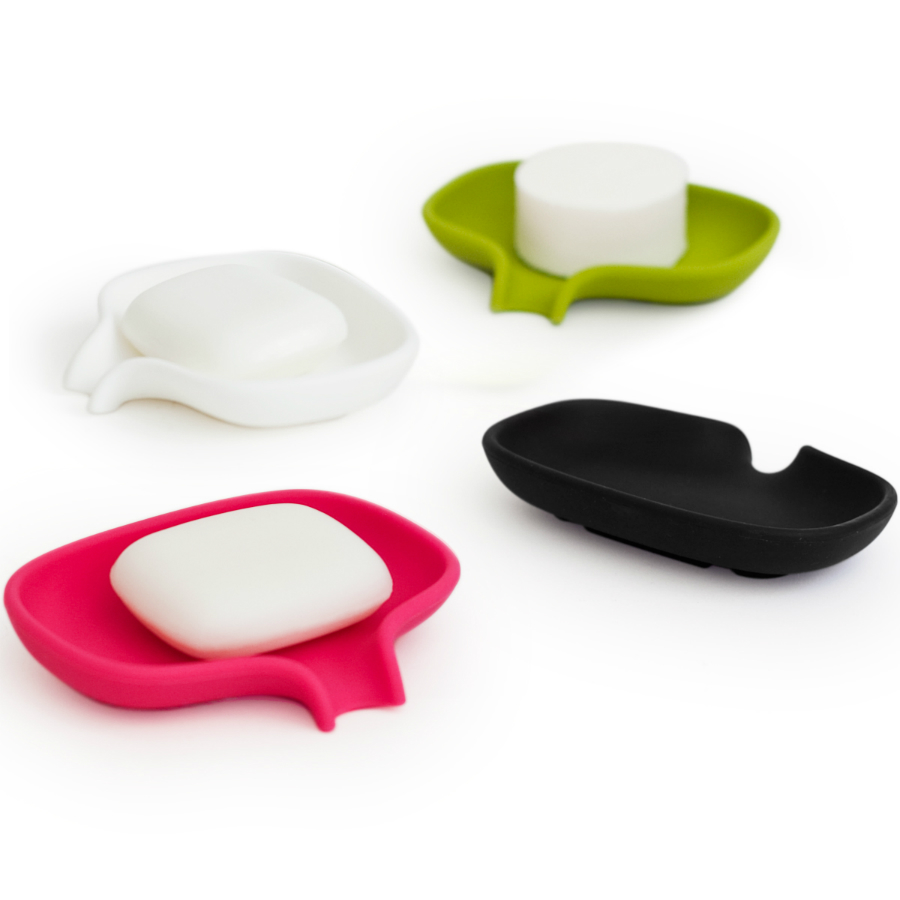 263824 Мыльница с носиком для слива розовая Bosign  - Вид №4