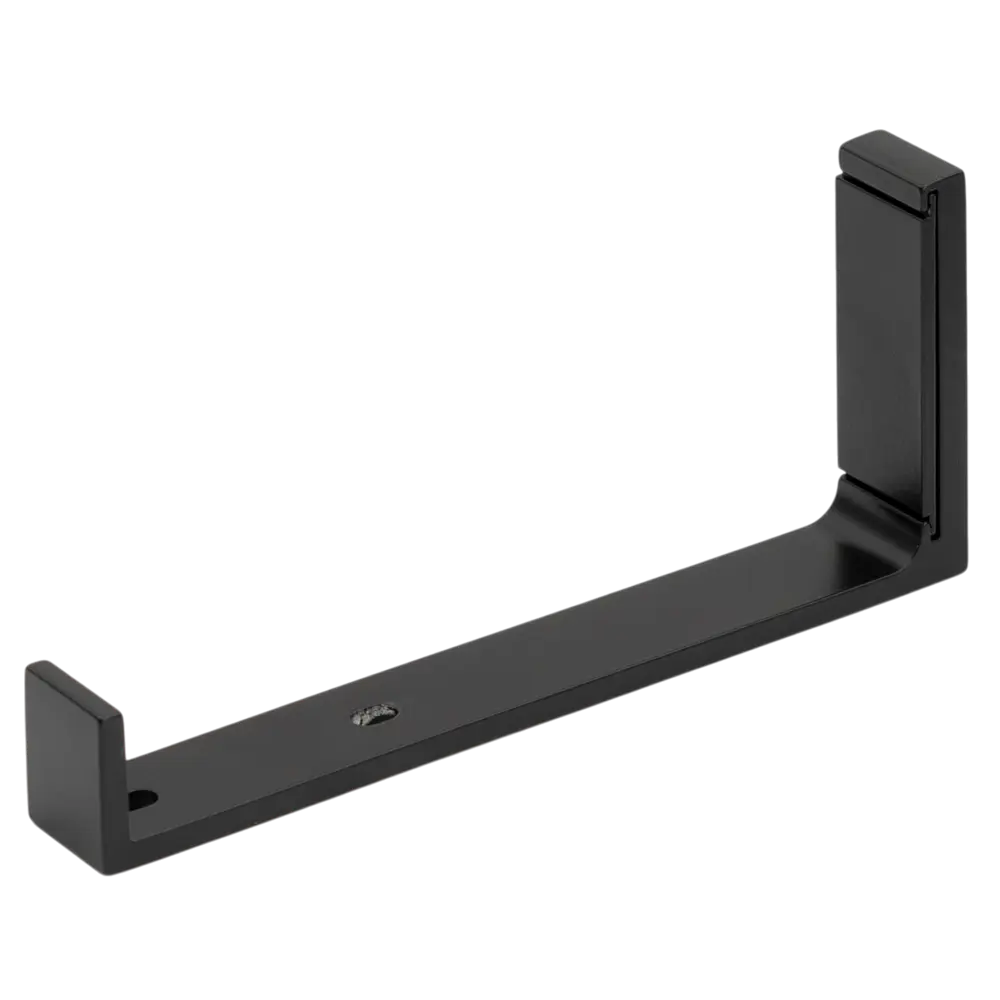 Держатель Orbis Квадро для первой штанги алюминий цвет черный 15 см STLM-2116240