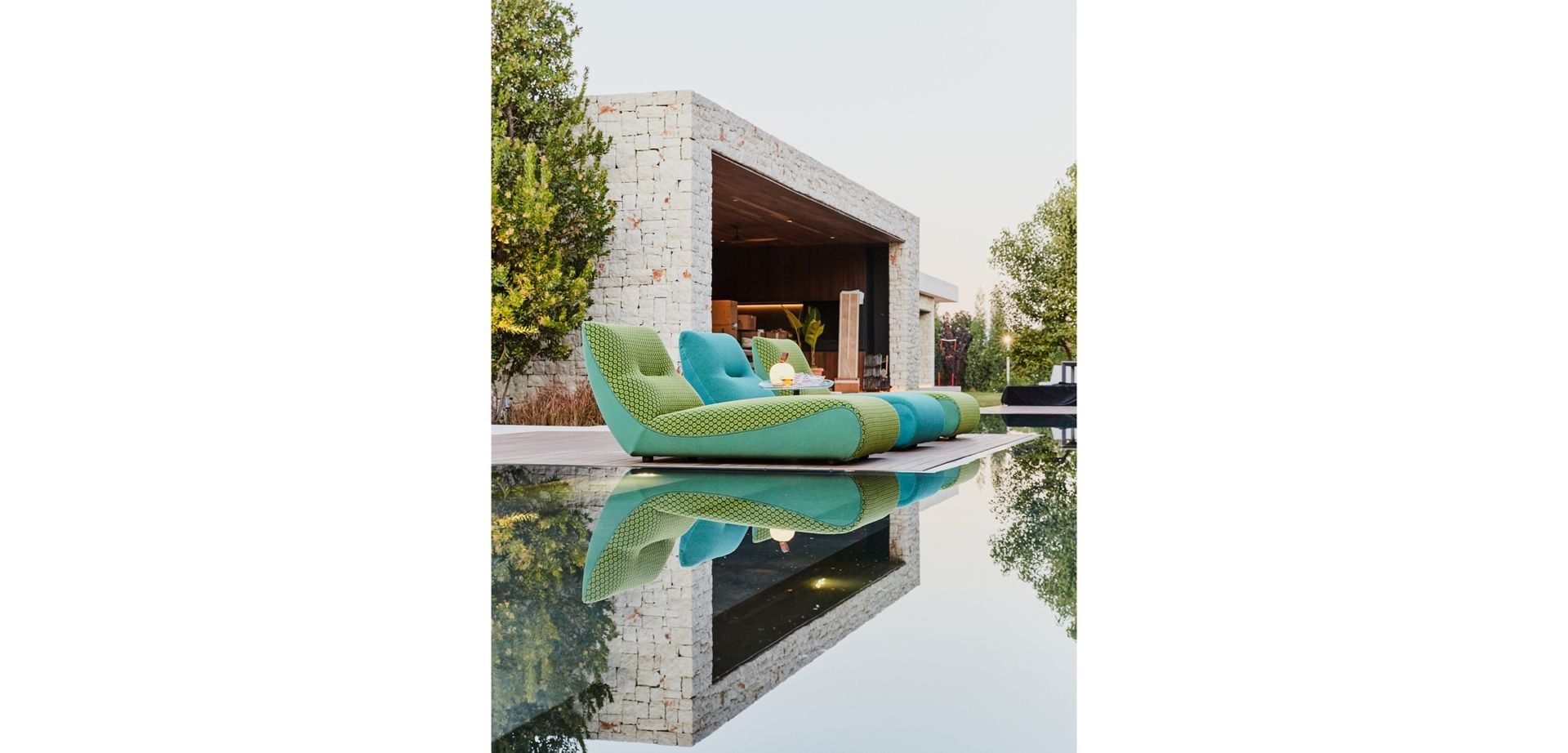 Ткань сад шезлонг ROCHE BOBOIS Temps Calme ARCH-00040730 - Вид №1